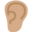 ear, medium skin tone